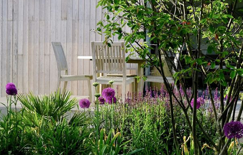 Wooden Garden Furniture on decking