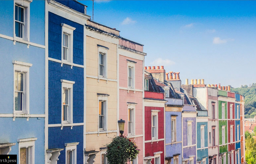 Row of terraced houses