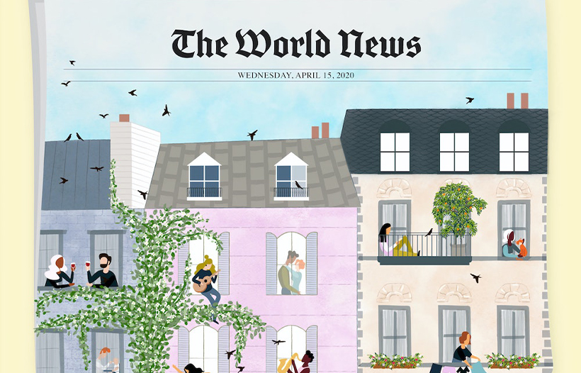 The World News paper front cover