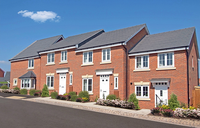 Row of terraced houses