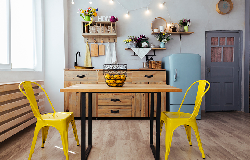 Contemporary kitchen and furniture