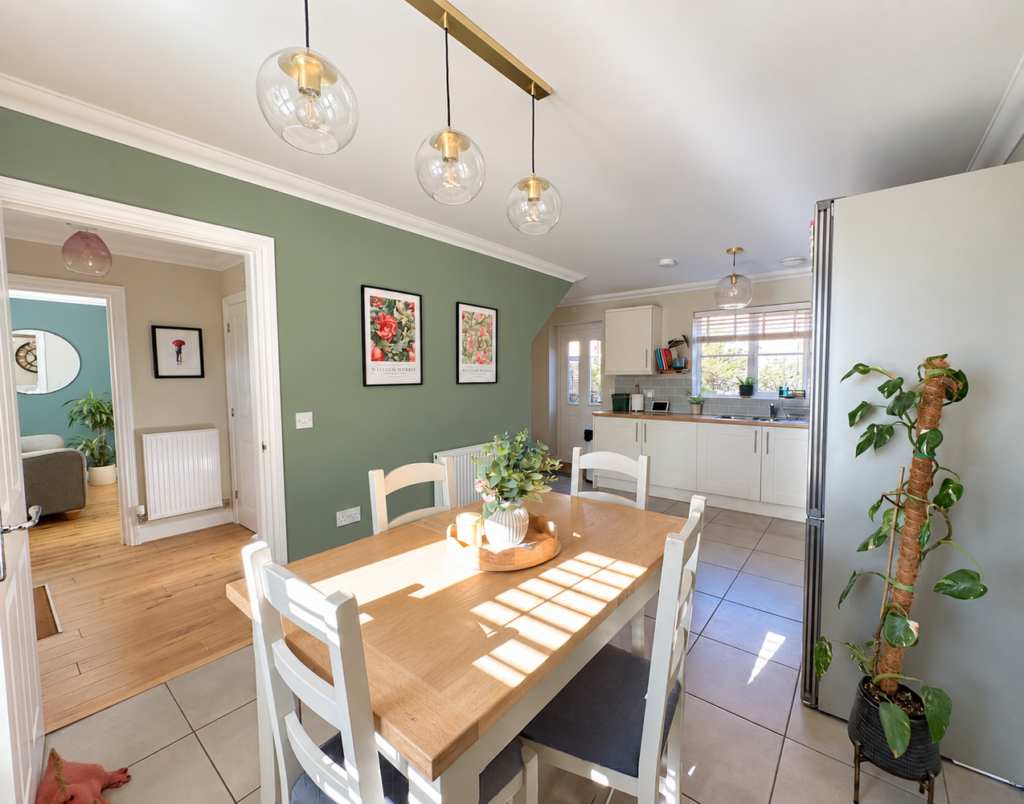 Naturally brighter kitchen and dining room