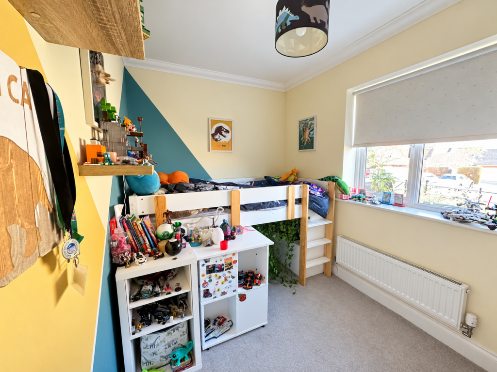Naturally brightened children’s bedroom